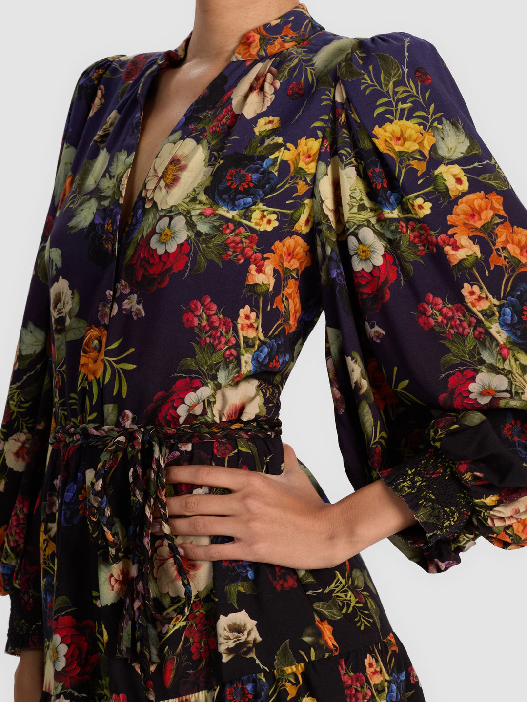 Antonette Mini Dress in Magic Garden