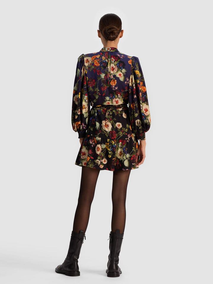 Antonette Mini Dress in Magic Garden