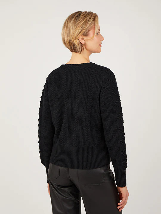 Raine Cardigan in Noir