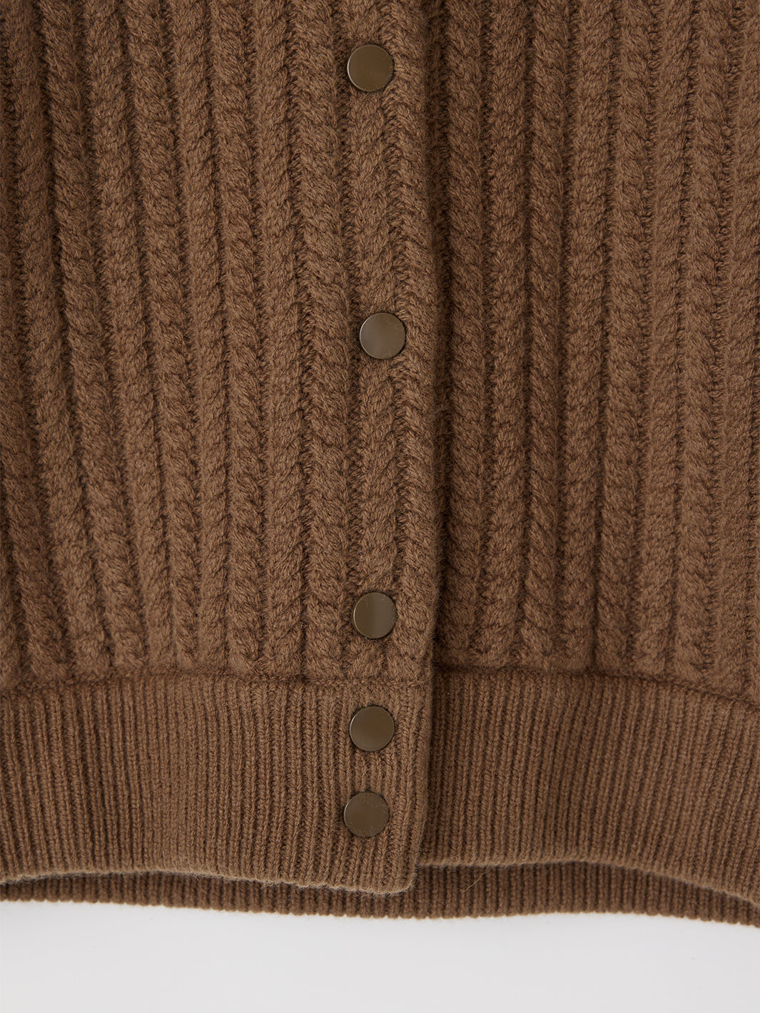 MV Cable Knit Sweater in Brown