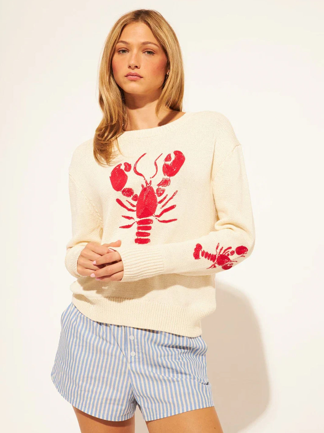 Caesar Crew Neck in Catch of The Day