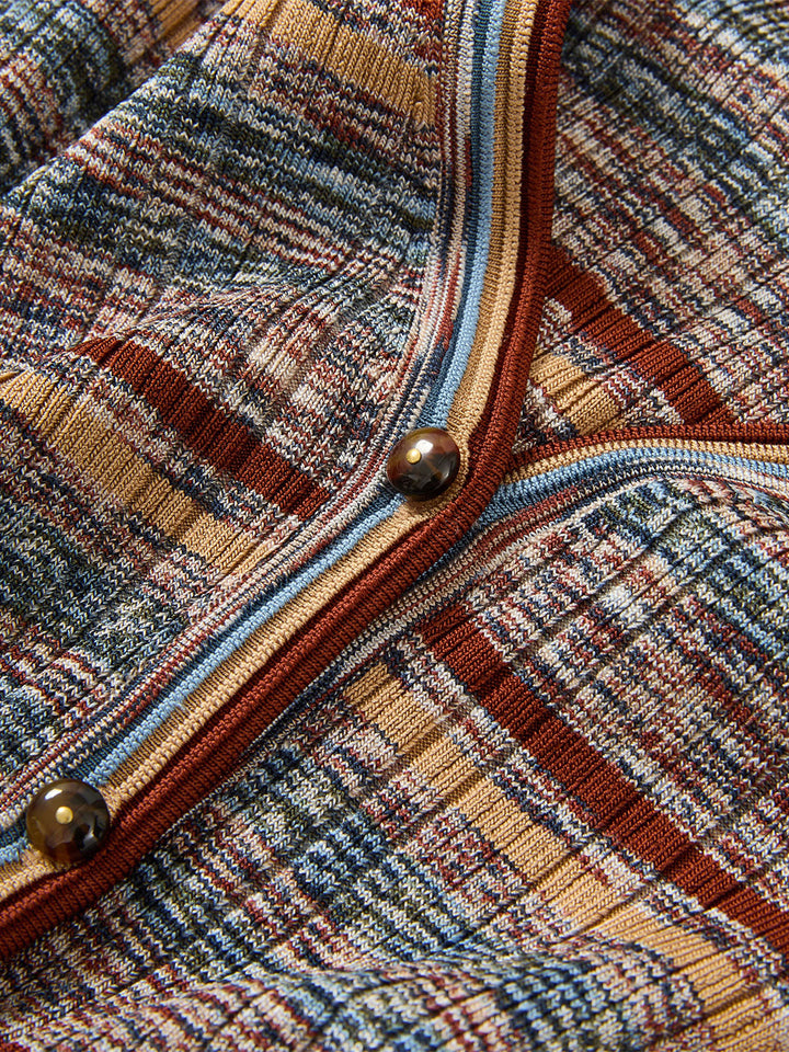 Calliope Knit Cardigan in  Rust Multi