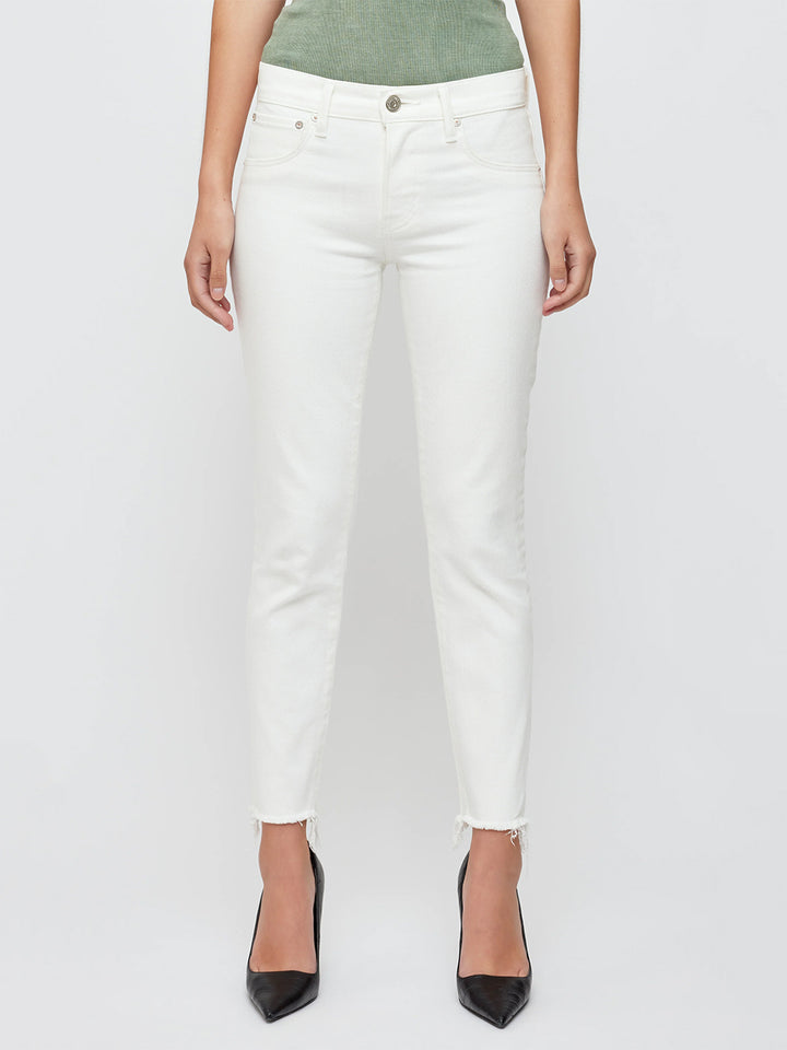 Calvert Skinny Jeans in White