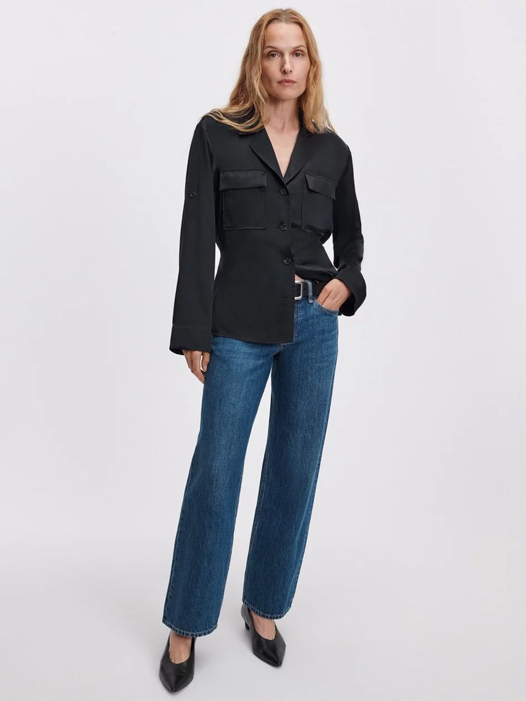 Cam Ankle Relaxed Straight Jean in Nova