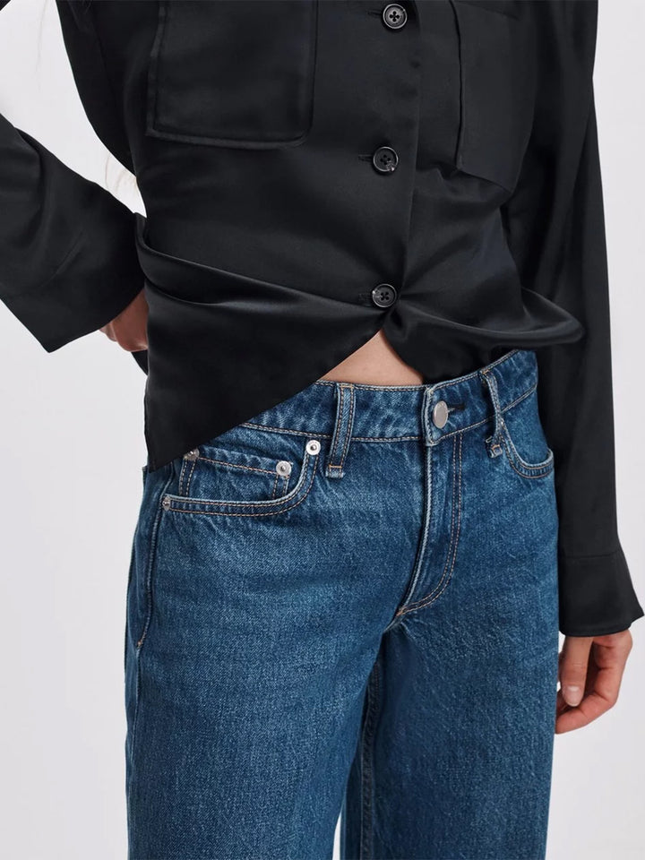 Cam Ankle Relaxed Straight Jean in Nova
