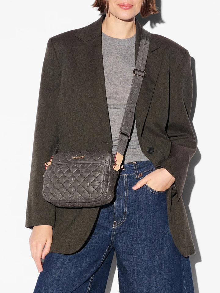 Small Metro Camera Crossbody Bag in Magnet