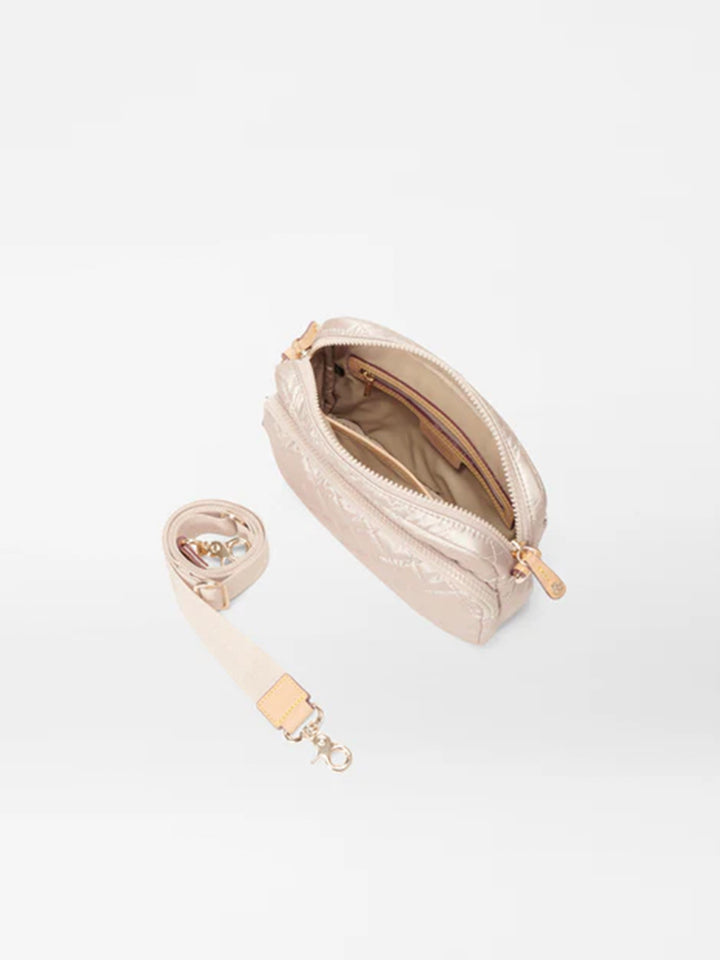 Metro Camera Bag in Rose Gold Metallic