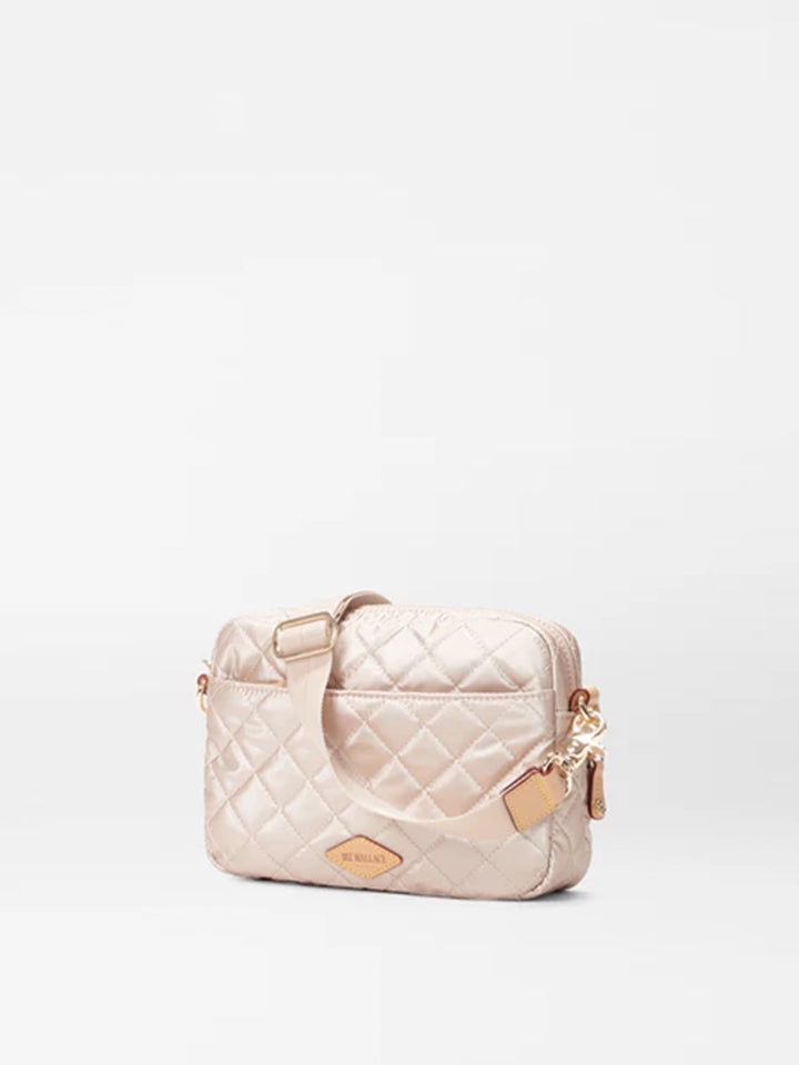 Metro Camera Bag in Rose Gold Metallic