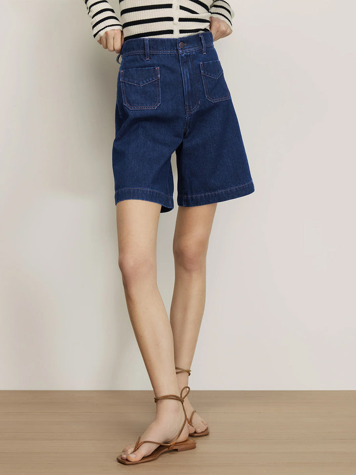 Carter Denim Shorts in Indigo Rinse