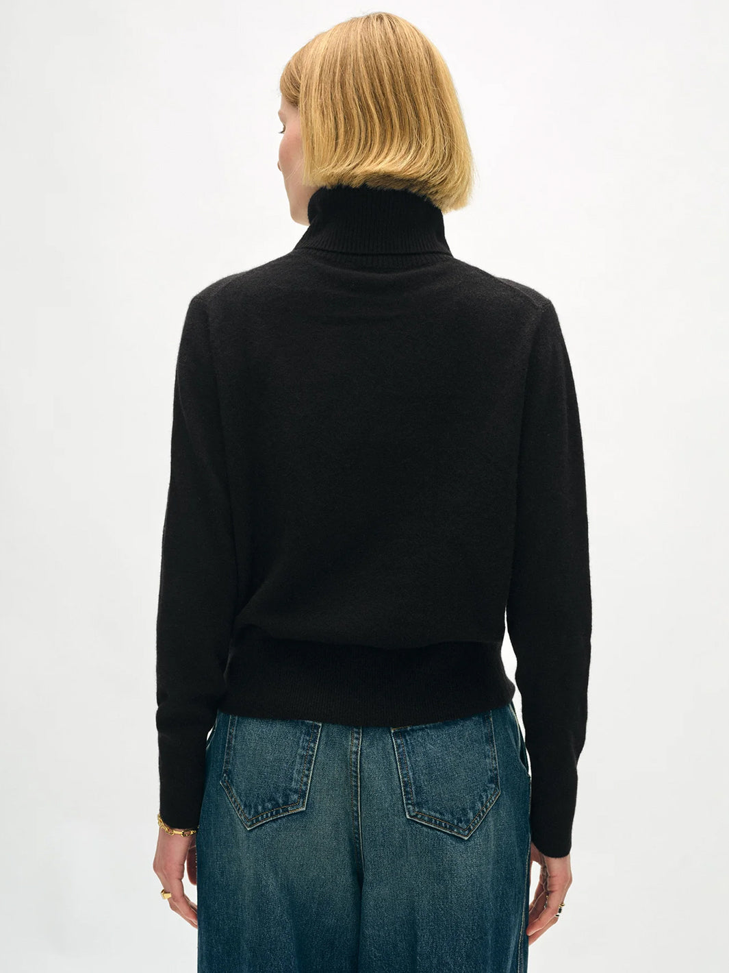 Cashmere Turtleneck in Black