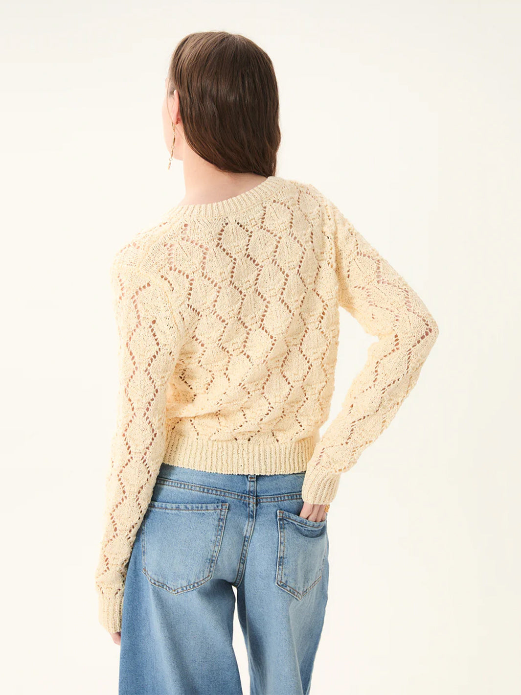 Cerdena Sweater in Ecru