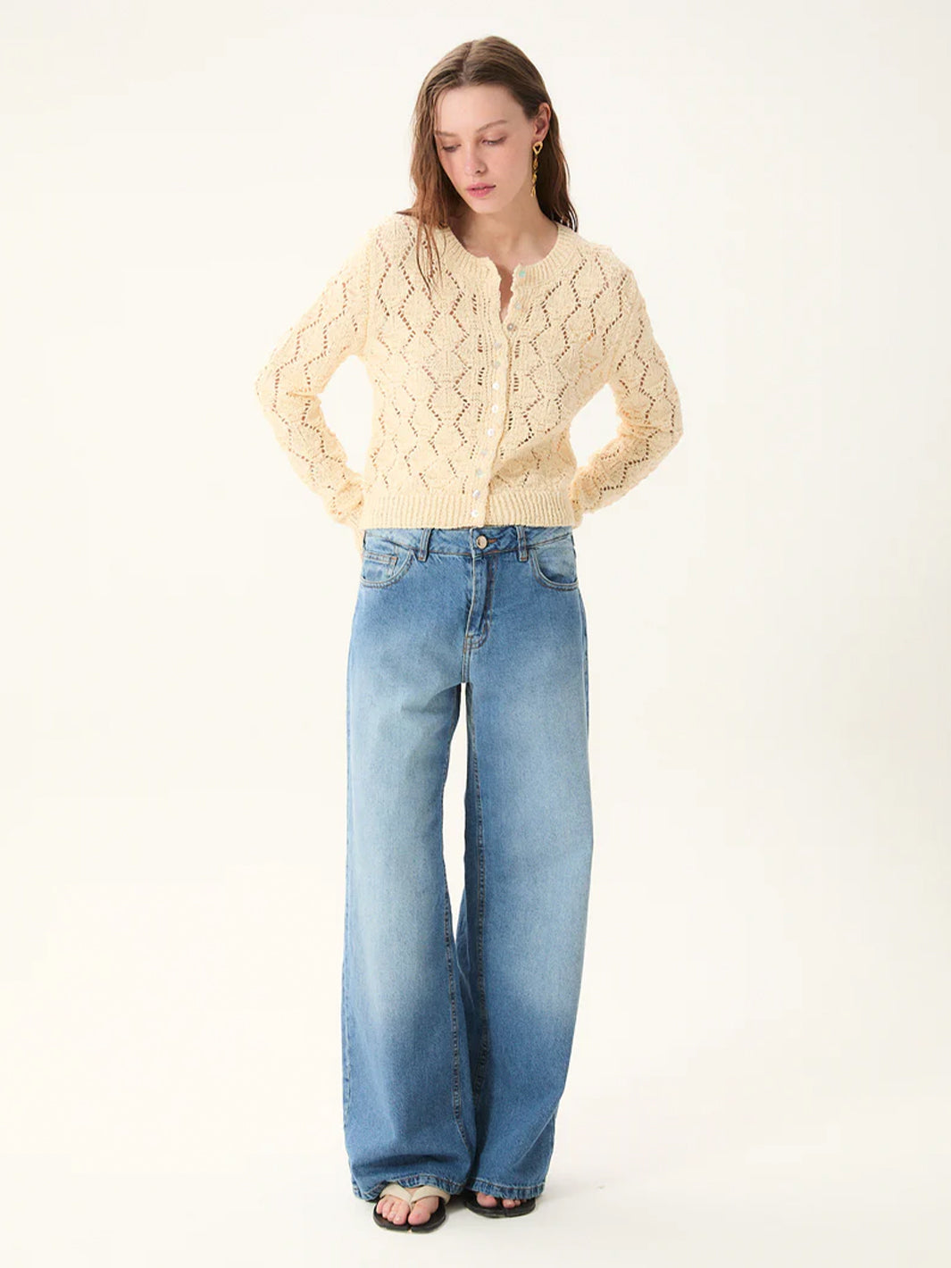 Cerdena Sweater in Ecru
