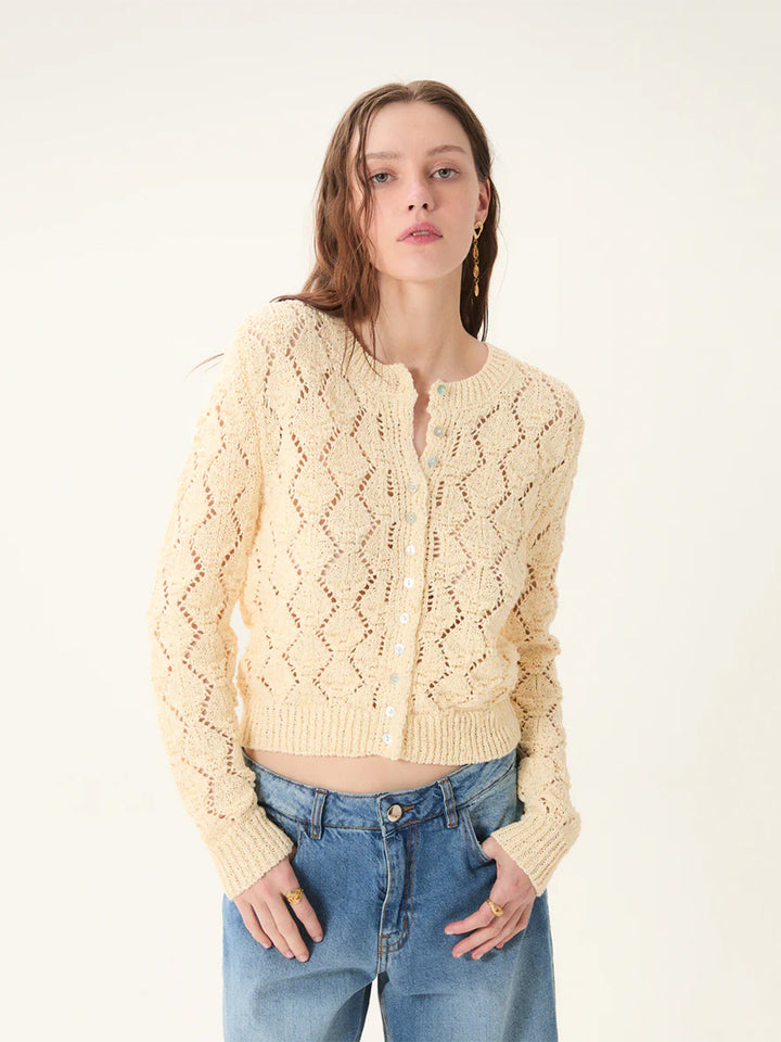 Cerdena Sweater in Ecru