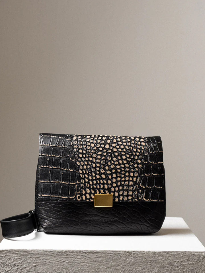 Charlotte Crossbody Bag in Cloudy Snake