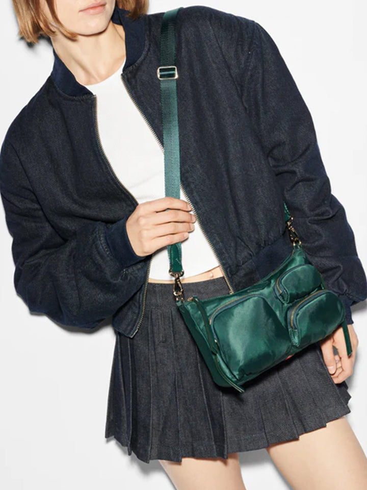 Chelsea Petite Shoulder Bag in Emerald