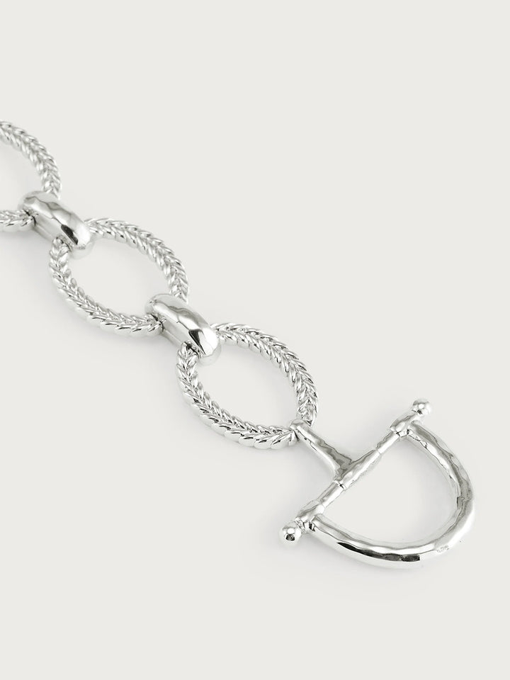 Cheval Chain Bracelet, Silver
