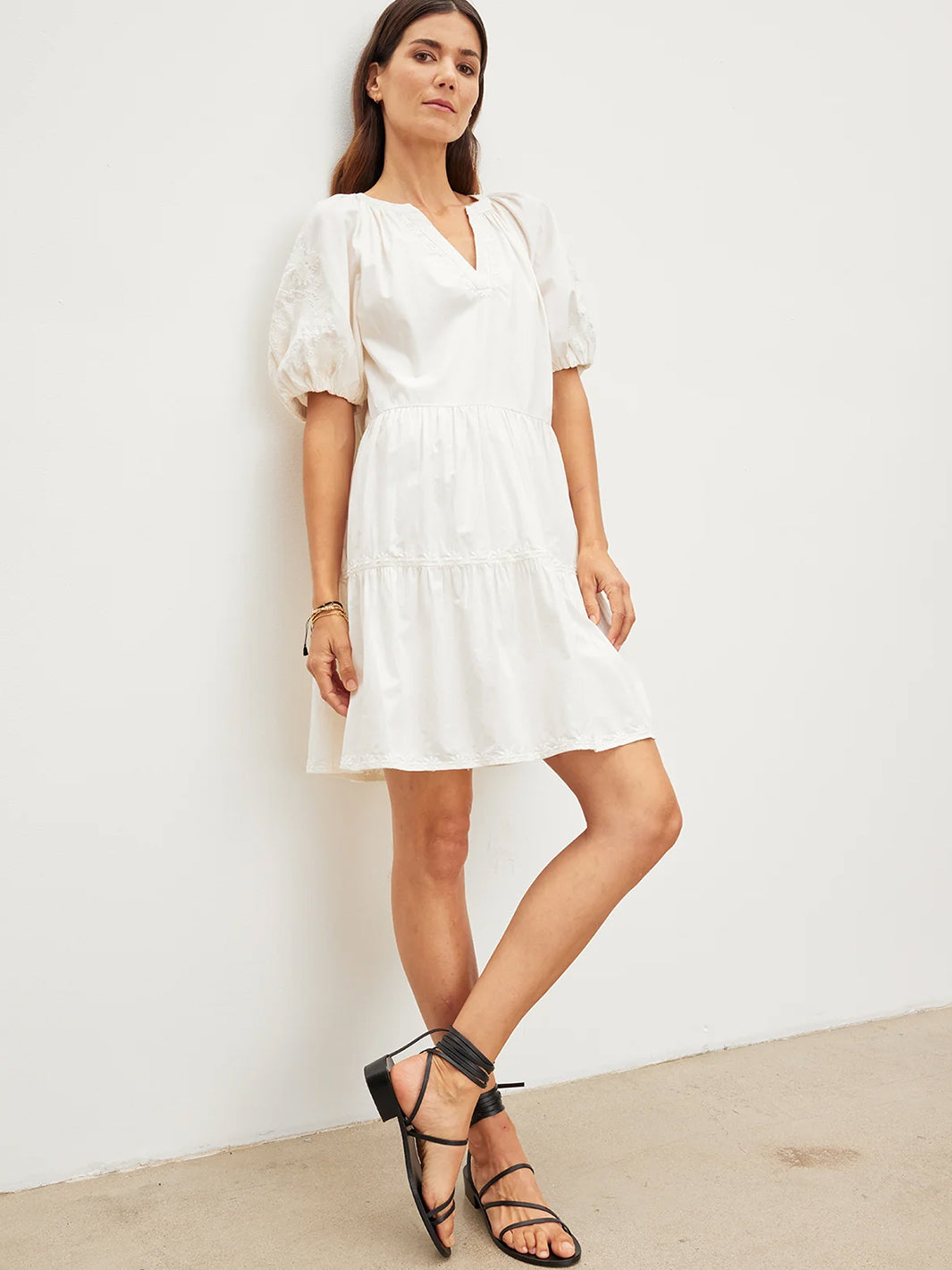 Chrissy Dress in Off White