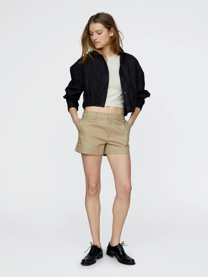 Cinched Waist Shirt in Black