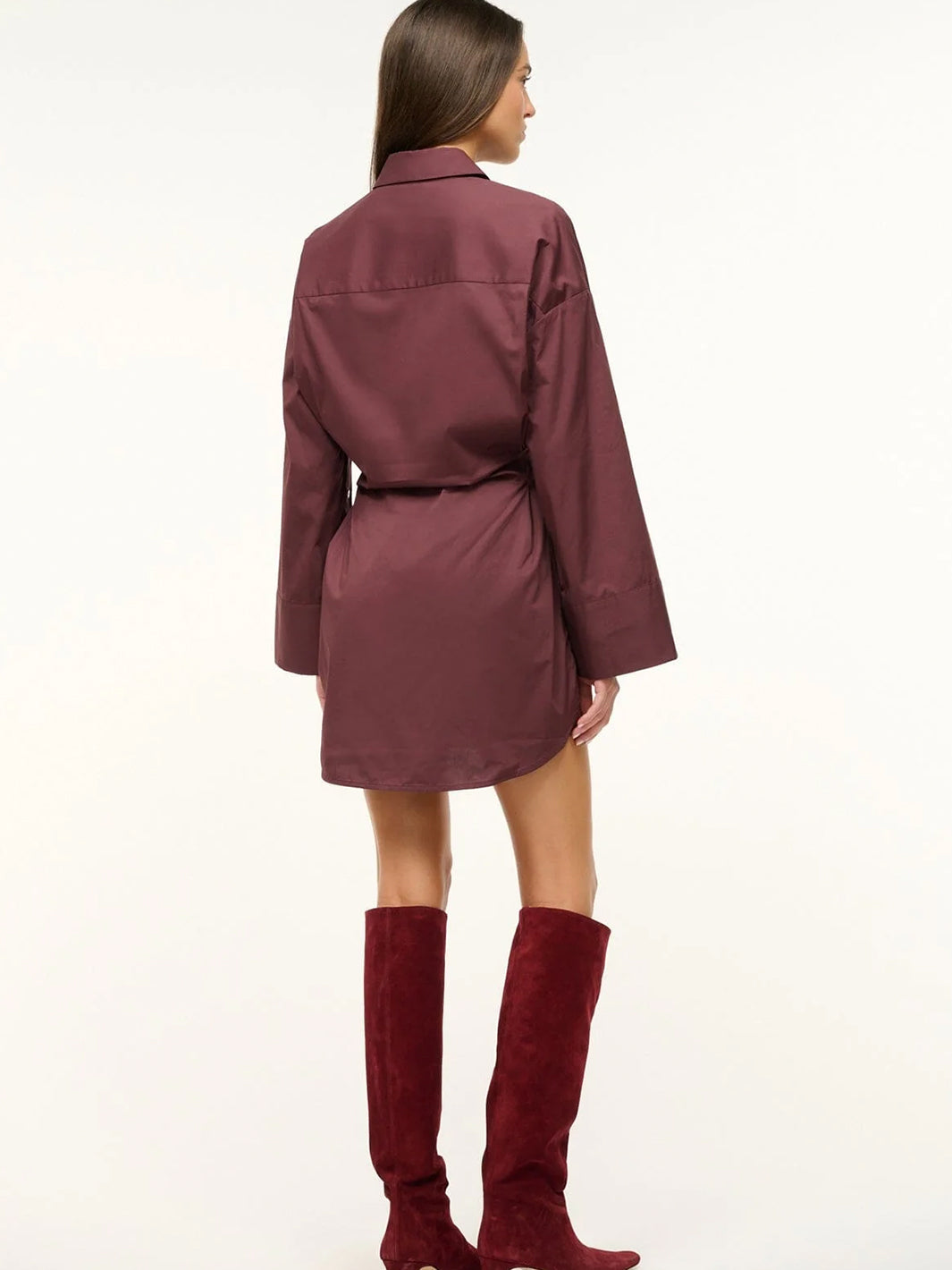 Cindy Dress in Merlot