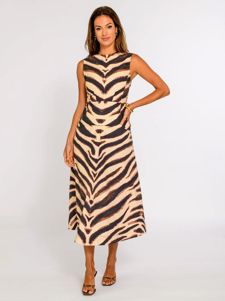 Claire Dress in Zebra