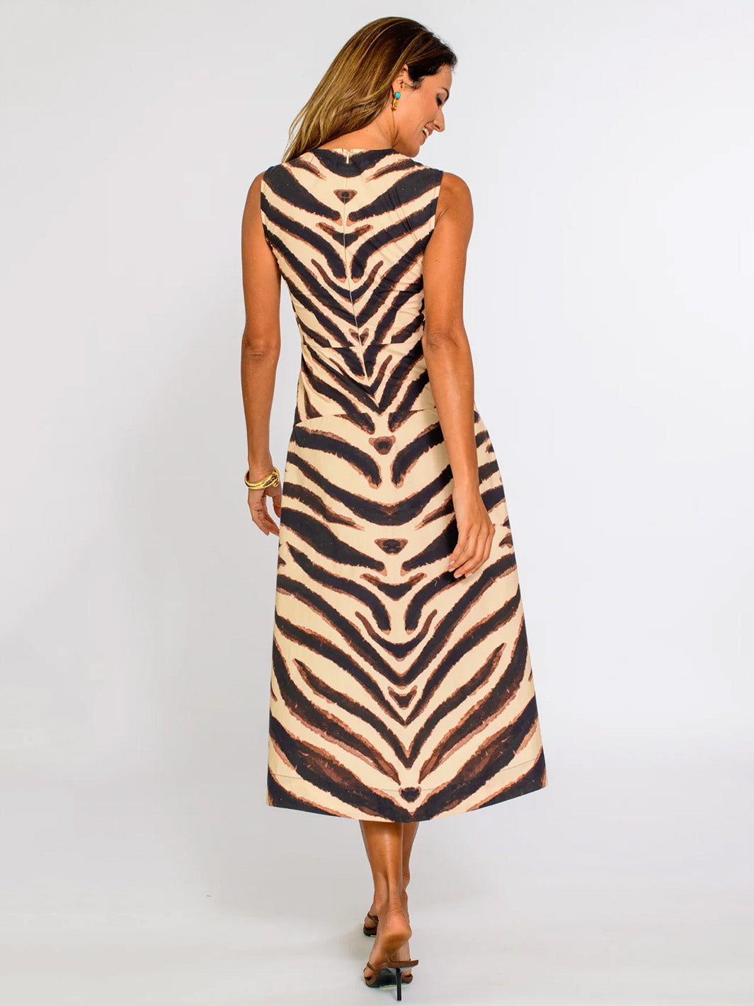 Claire Dress in Zebra