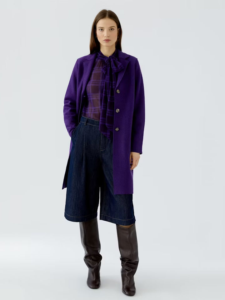 Mayson Coat in Ultra Violet