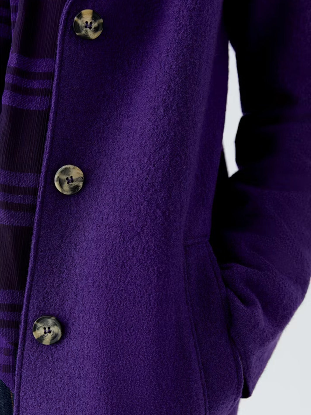 Mayson Coat in Ultra Violet