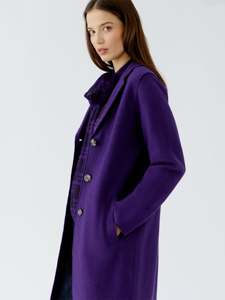 Mayson Coat in Ultra Violet