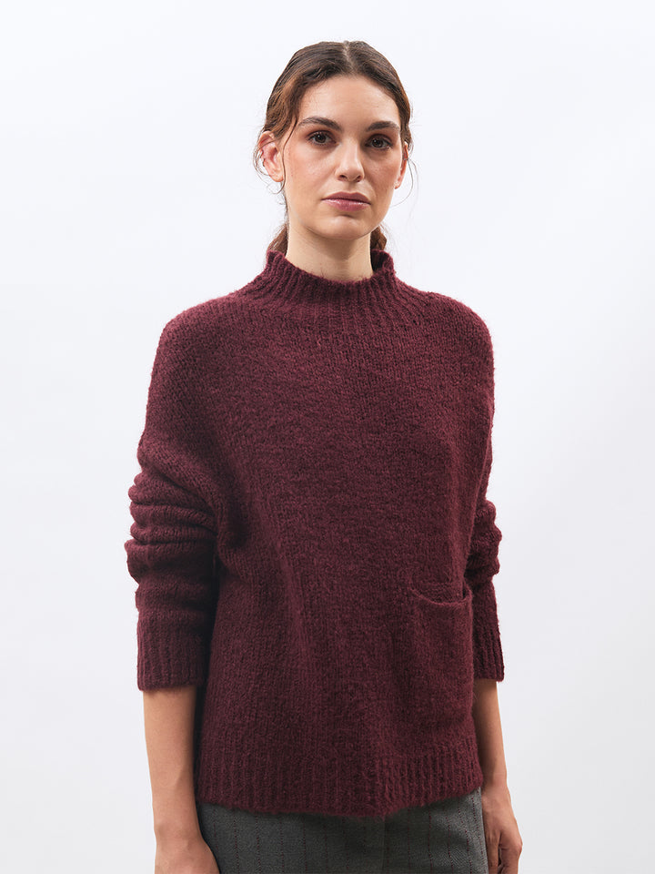 Codyn Sweater in Bordeaux