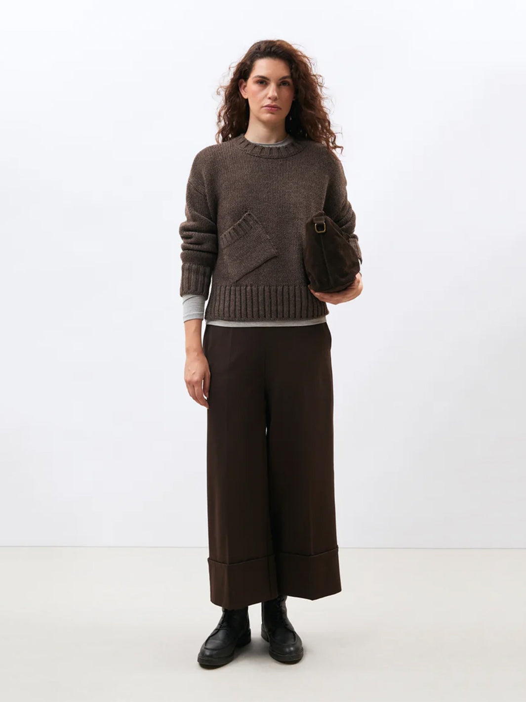 Curtam Sweater in Chocolate