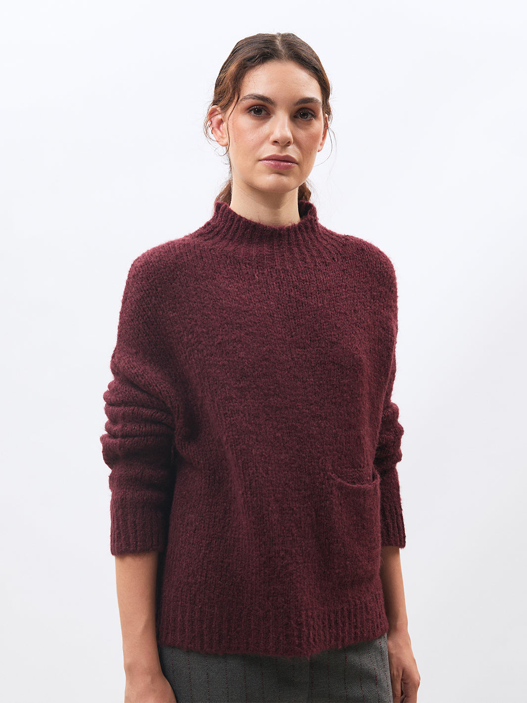 Codyn Sweater in Bordeaux