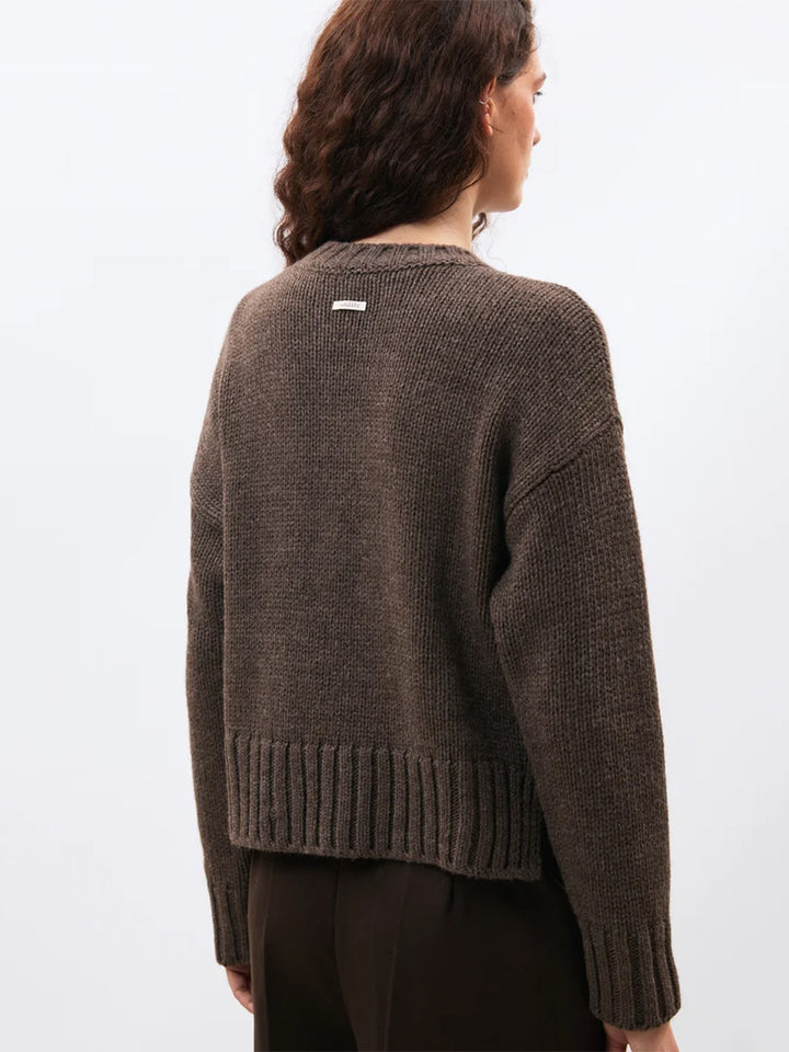 Curtam Sweater in Chocolate
