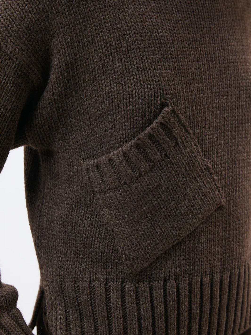 Curtam Sweater in Chocolate