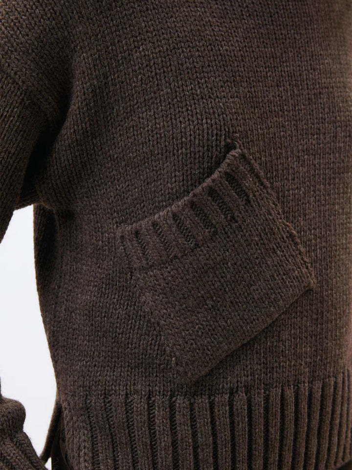 Curtam Sweater in Chocolate