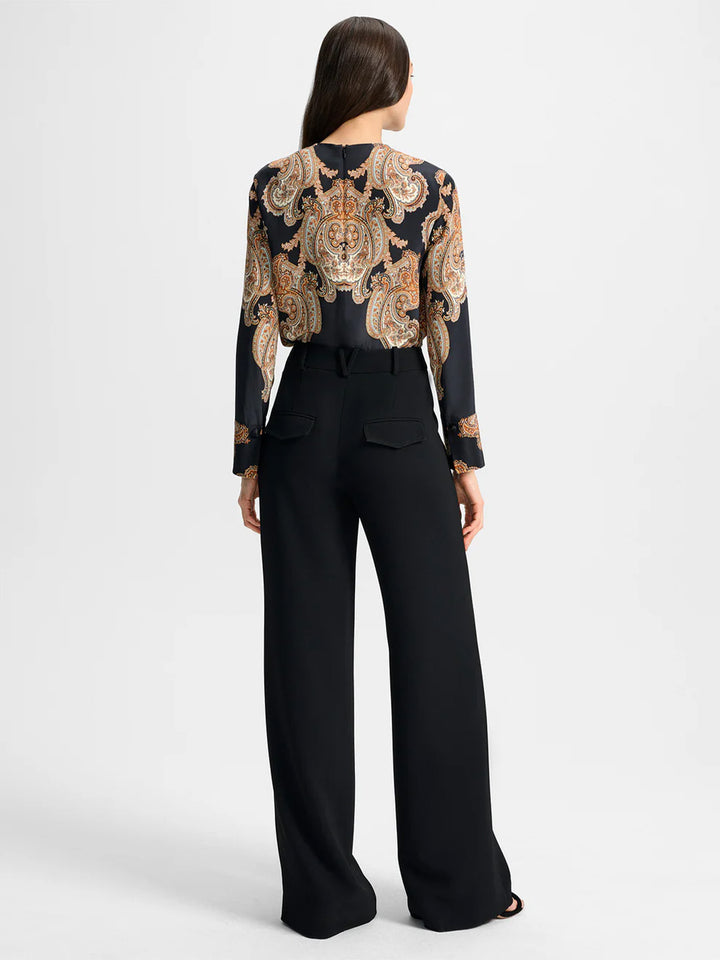 Cole Wide Leg Pant in Black
