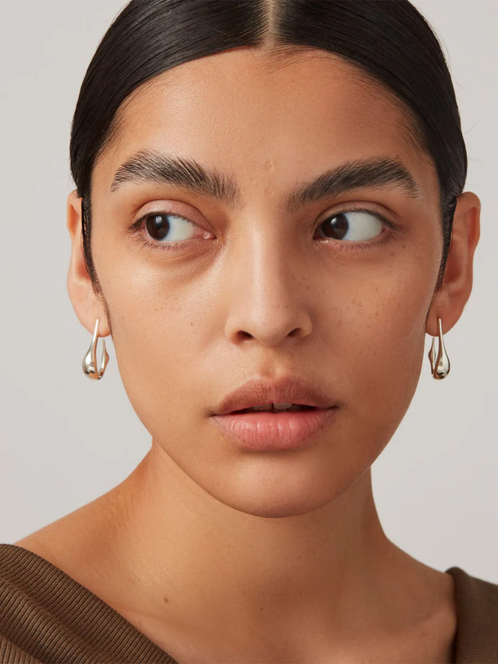 Colette Small Hoop Earrings in Silver