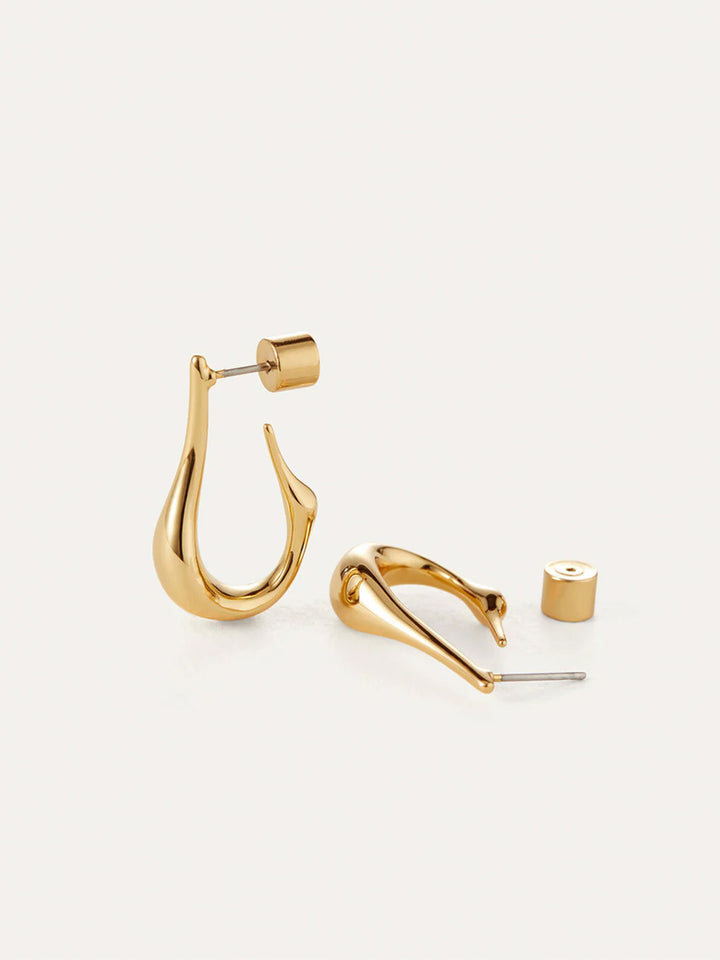 Colette Small Hoop Earrings in Gold