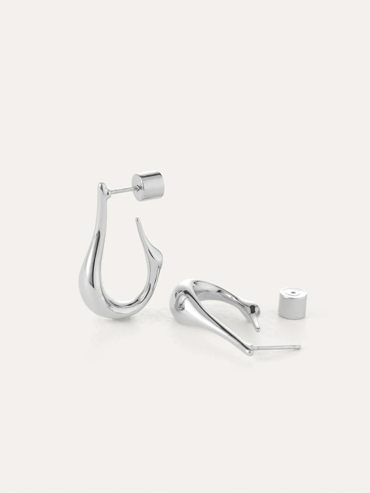 Colette Small Hoop Earrings in Silver
