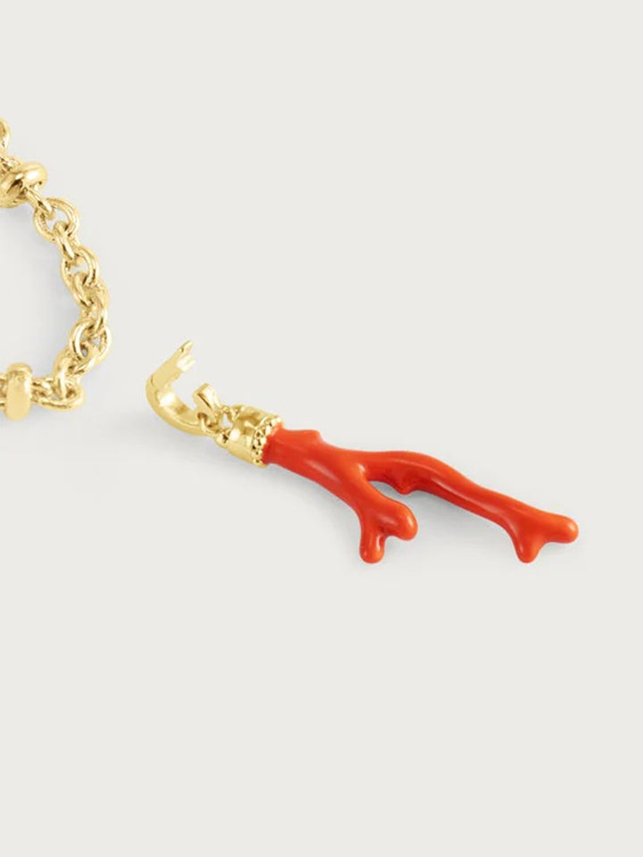 Milos Coral Charm, Gold