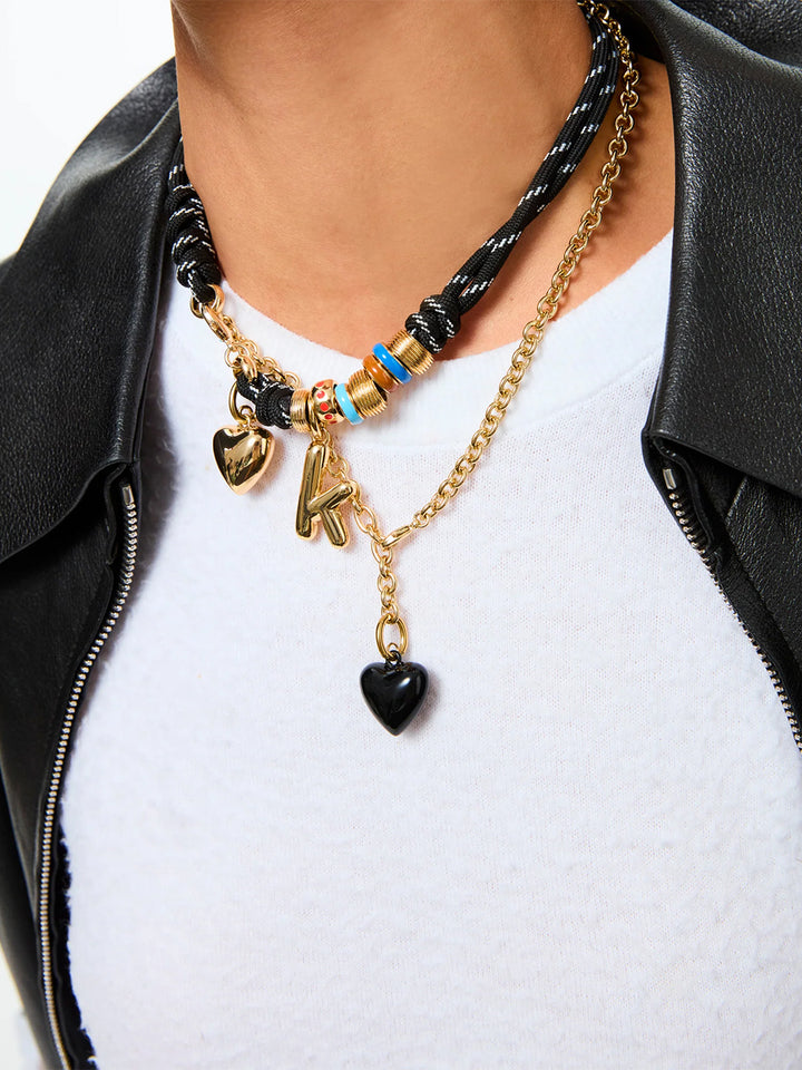 The Super Size Happy Cord Necklace