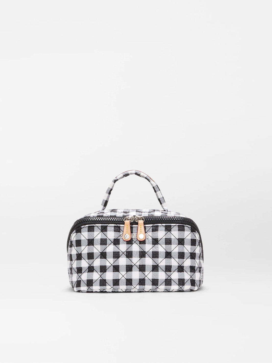 Metro Accordion organizer in Black/White Gingham
