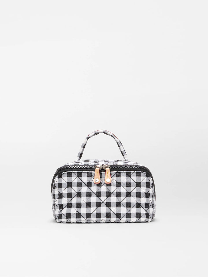 Metro Accordion organizer in Black/White Gingham