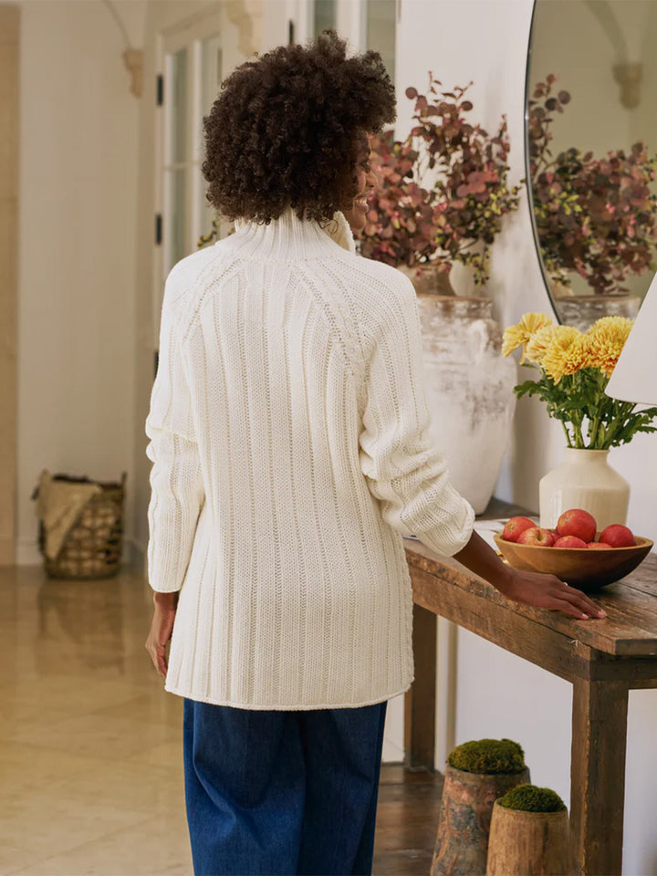 Cotswold Cardigan in Ivory