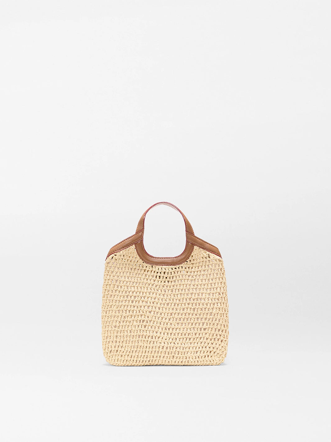 Mini Crochet Georgia Tote in Camel Crochet