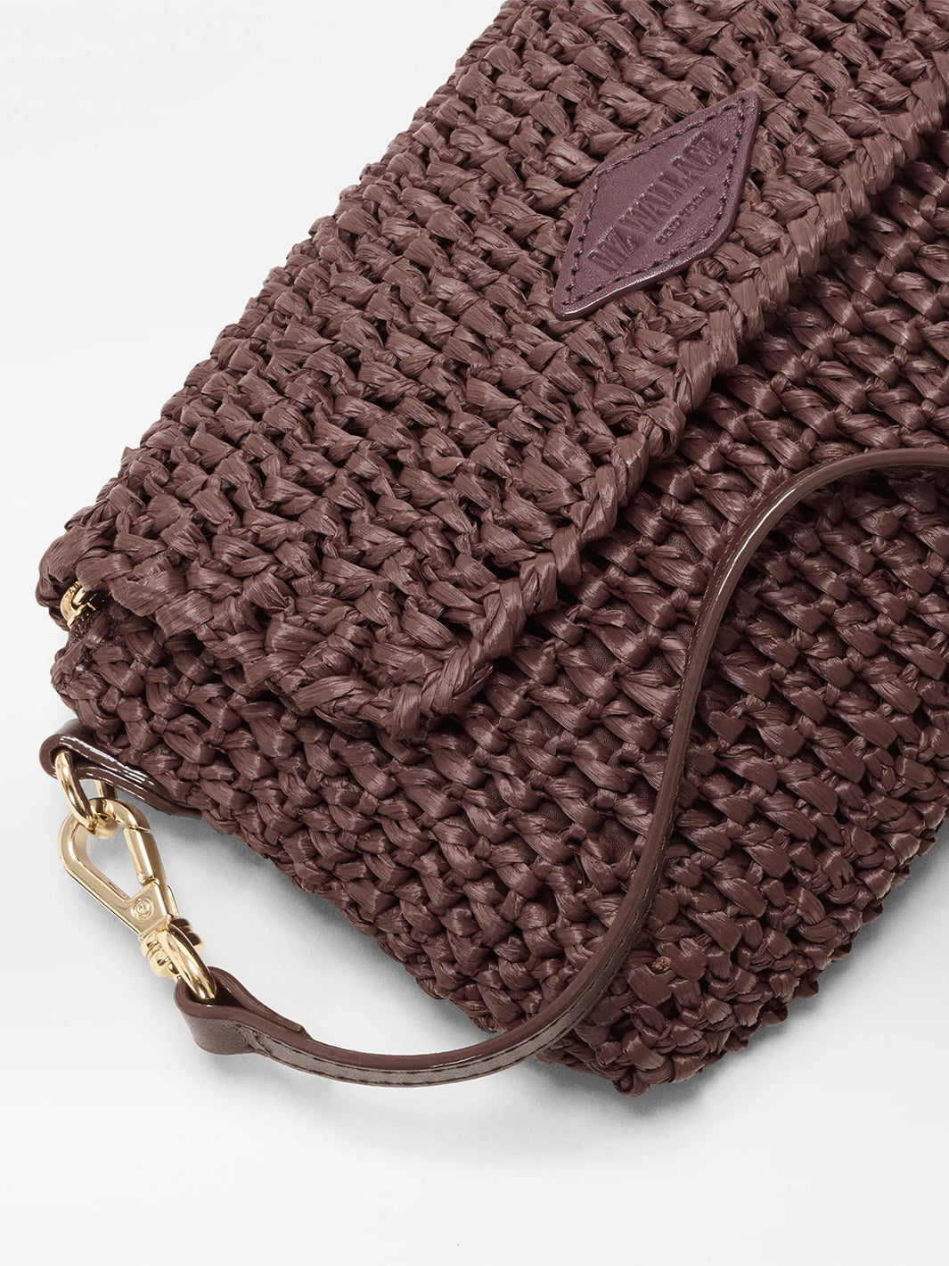 Crochet Convertible Crossbody in Brown Crochet