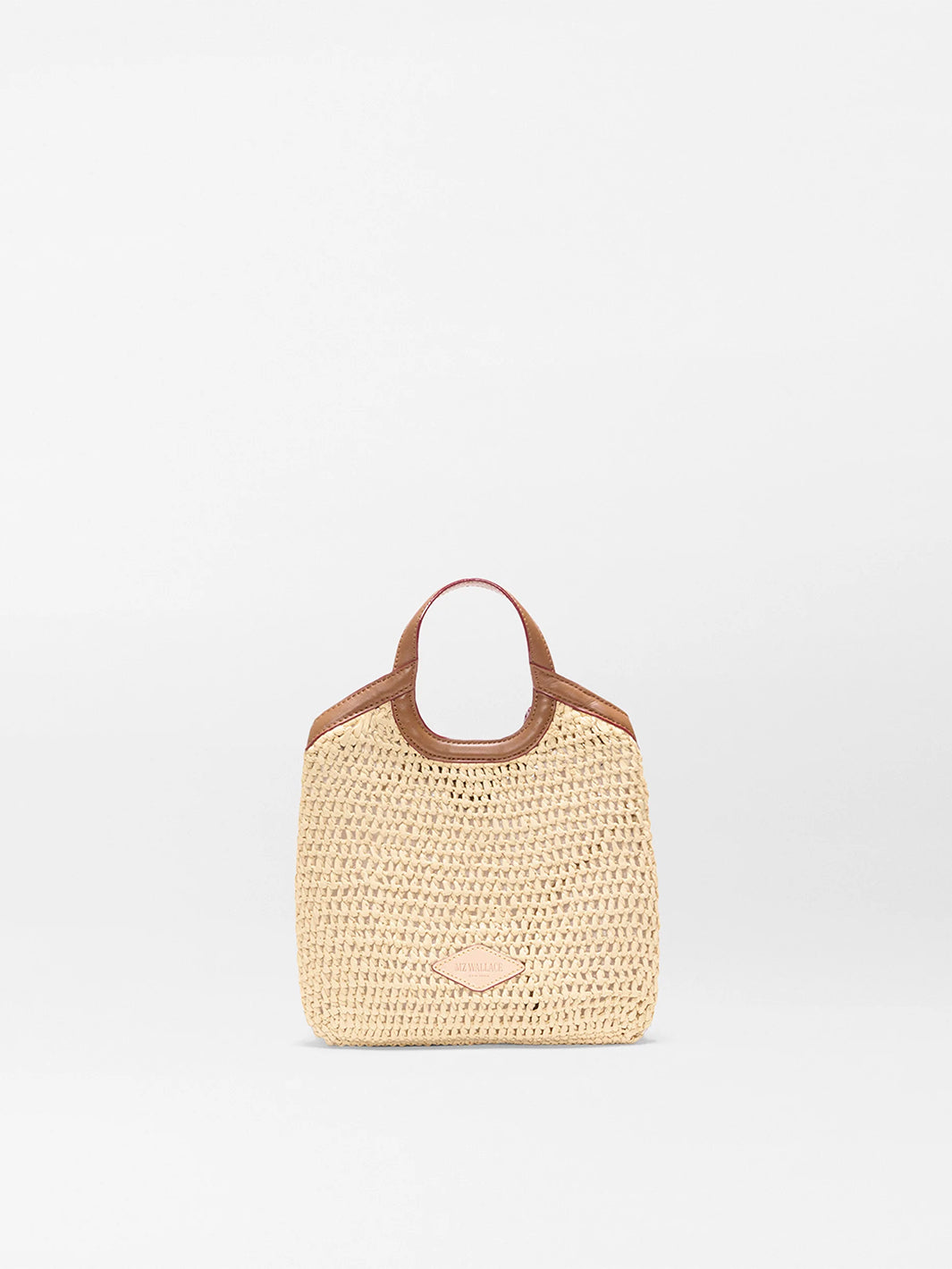 Mini Crochet Georgia Tote in Camel Crochet