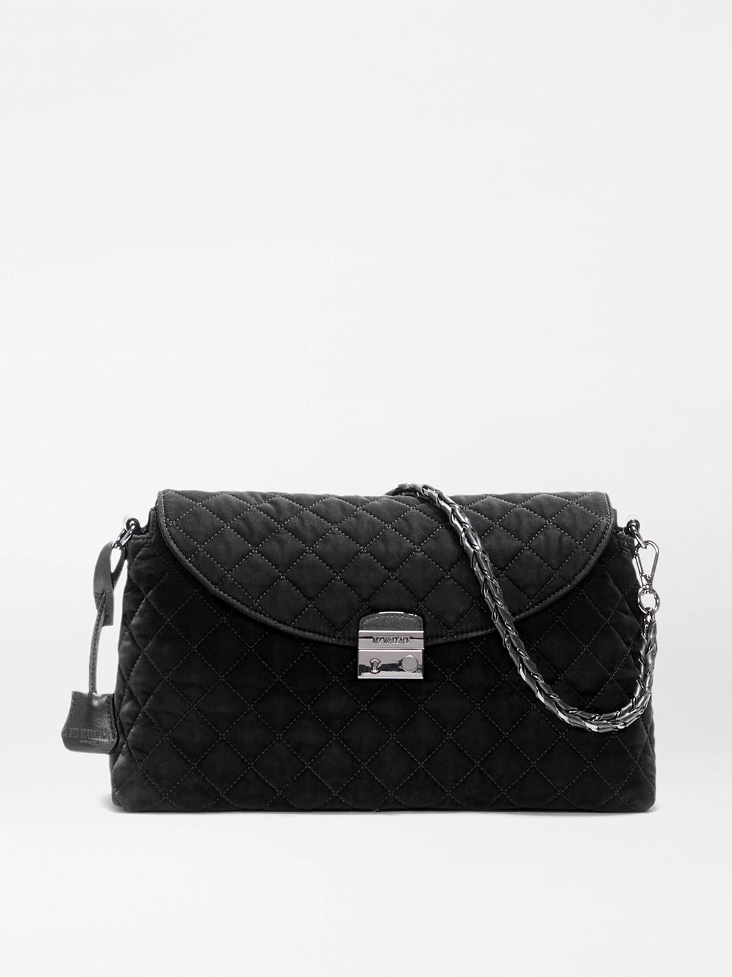 Crosby Lock Shoulder in Black Velvet