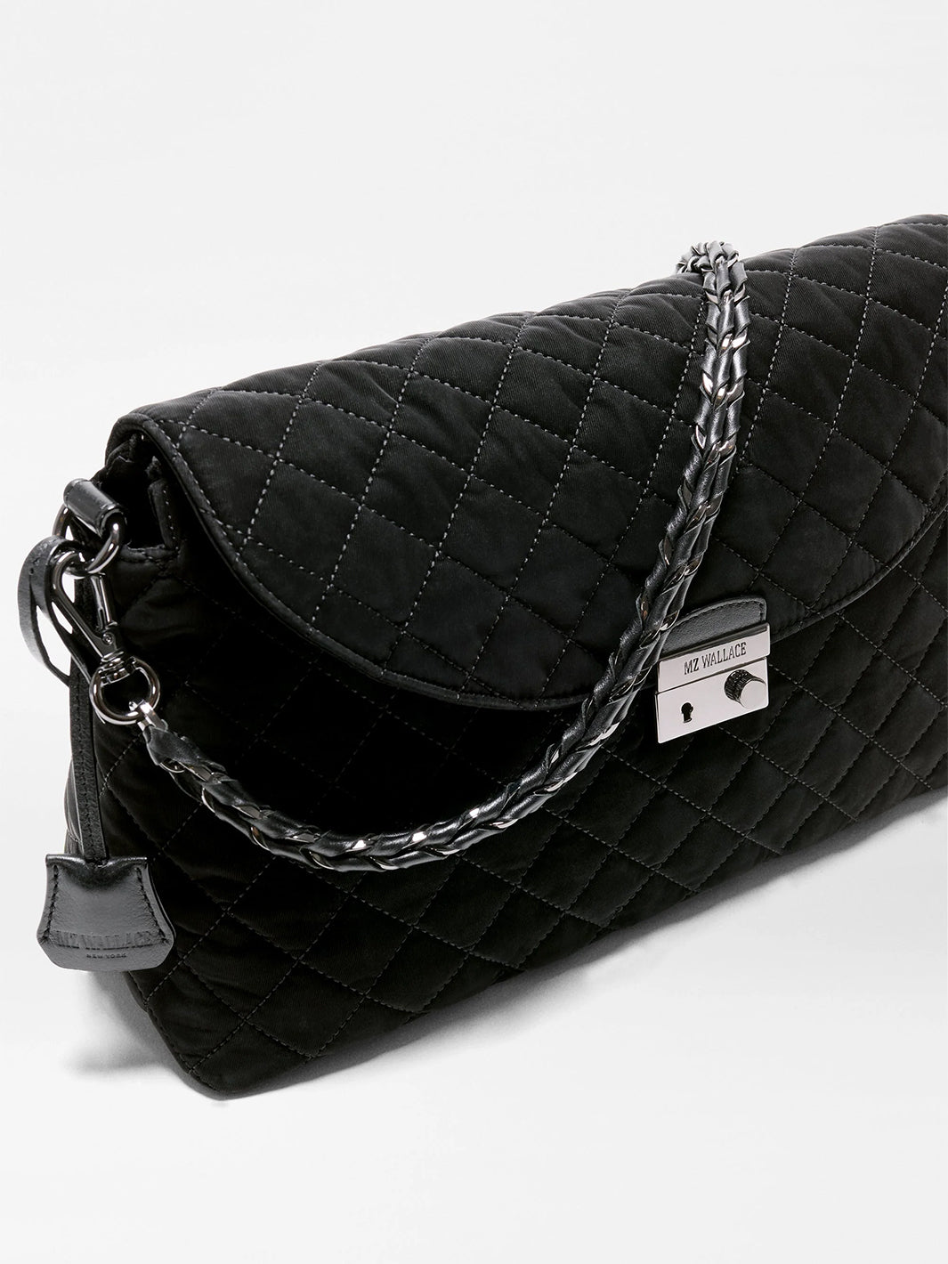 Crosby Lock Shoulder in Black Velvet