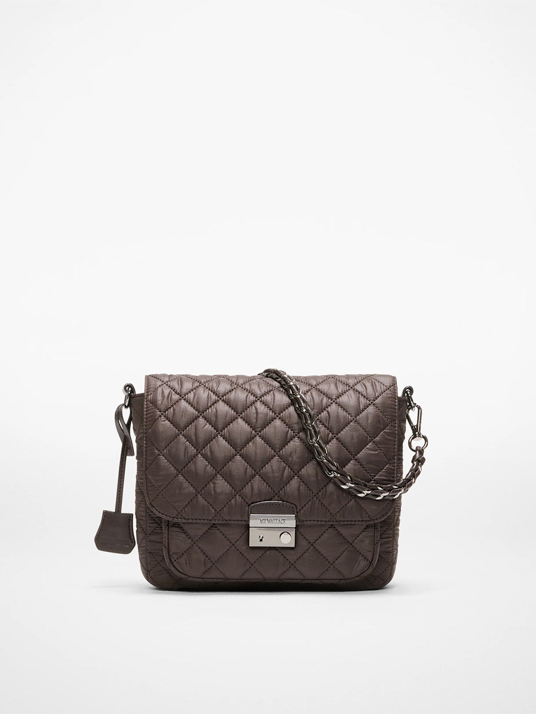 Medium Crosby Lock Crossbody in Espresso