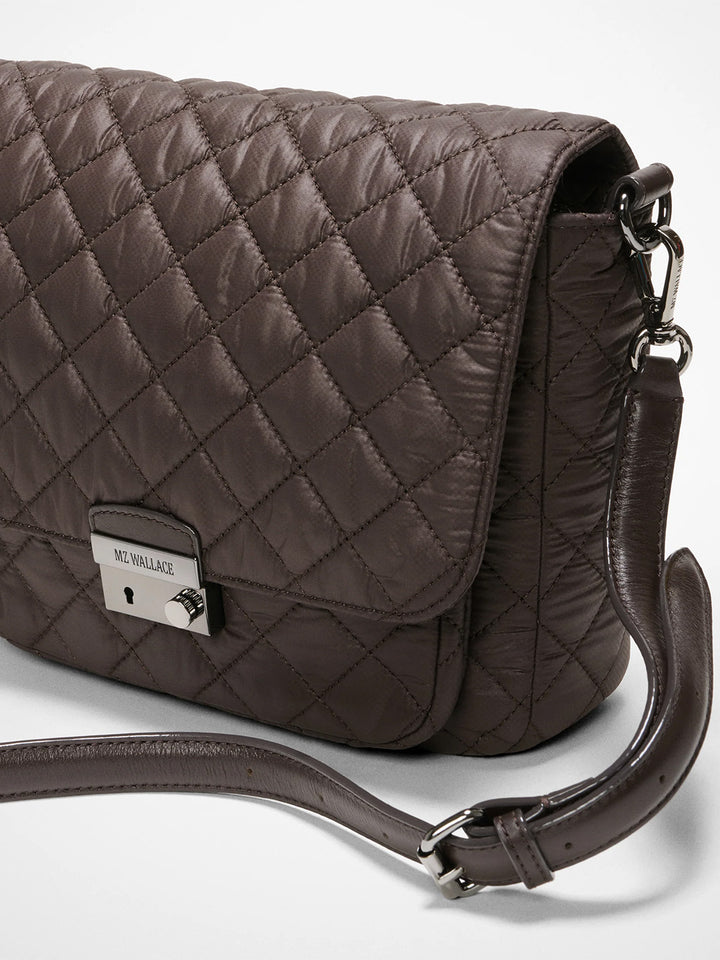 Medium Crosby Lock Crossbody in Espresso